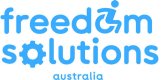Freedom Solutions Logo Blue