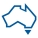 Australian icon with Tasmania highlighted