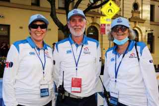 Wheel chair sports volunteers